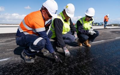 Final layer of Brisbane’s new runway set to go down